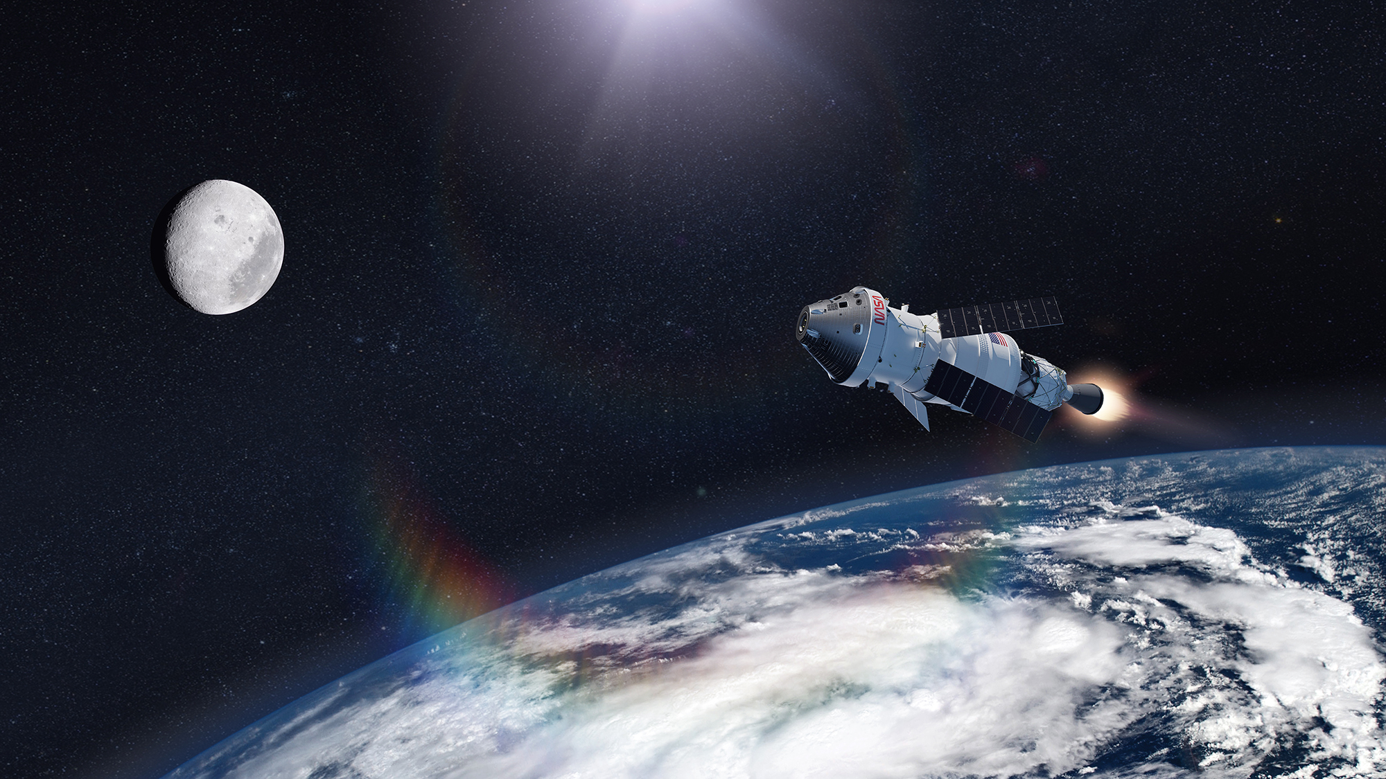 Elements of this image furnished by NASA.